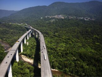 brazilian road top view