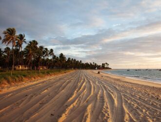 brazilian beach sunset