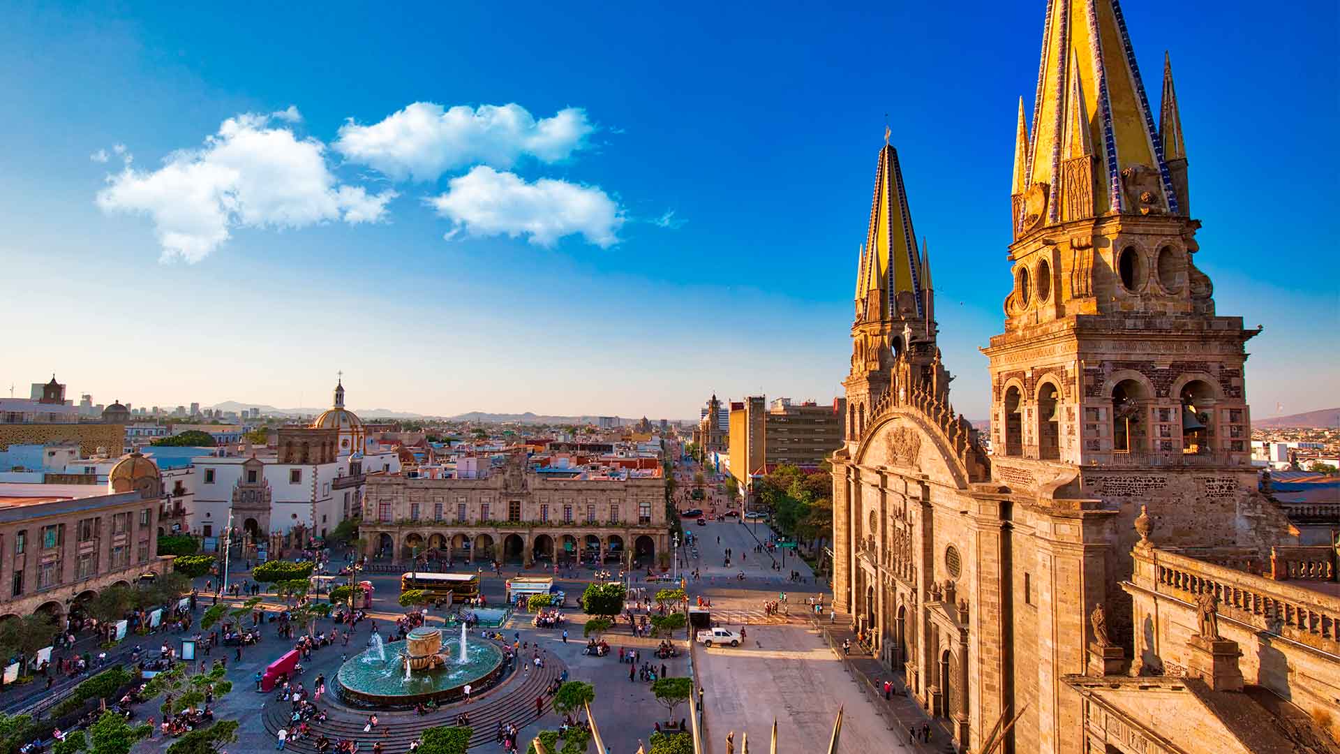 catedral de guadalajara vista aérea