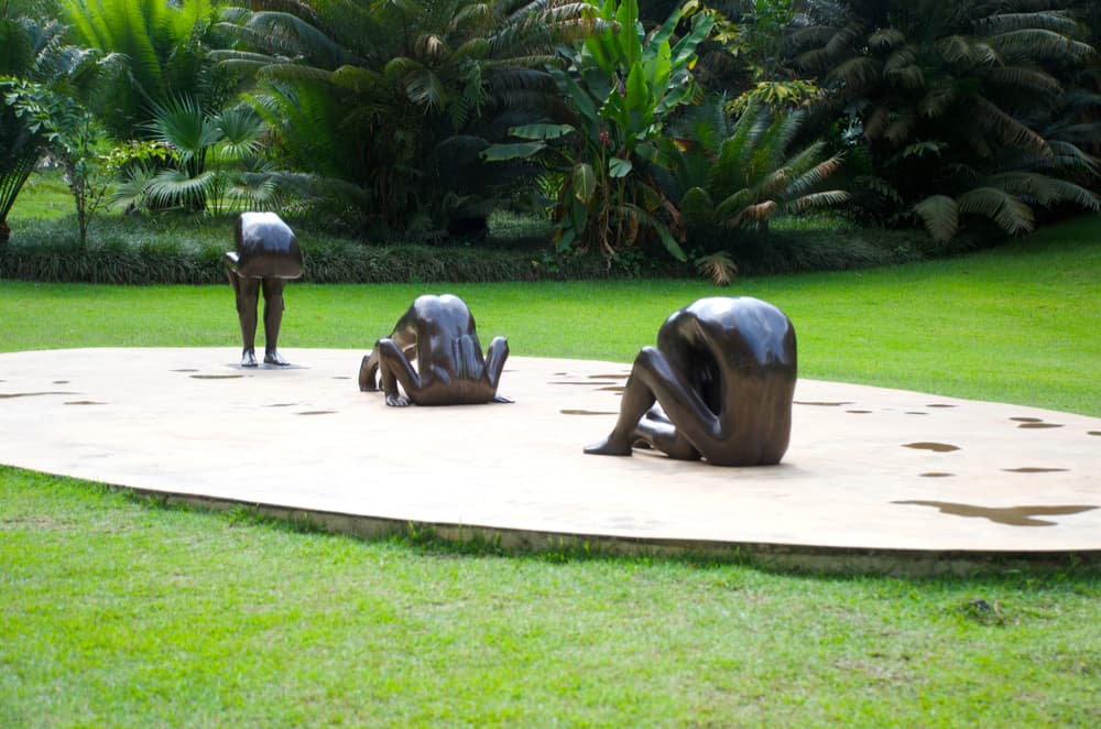 open air art exhibition in inhotim institute