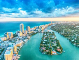 vista aérea de Miami