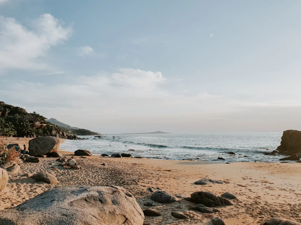 Foto de playa de Sayulita.