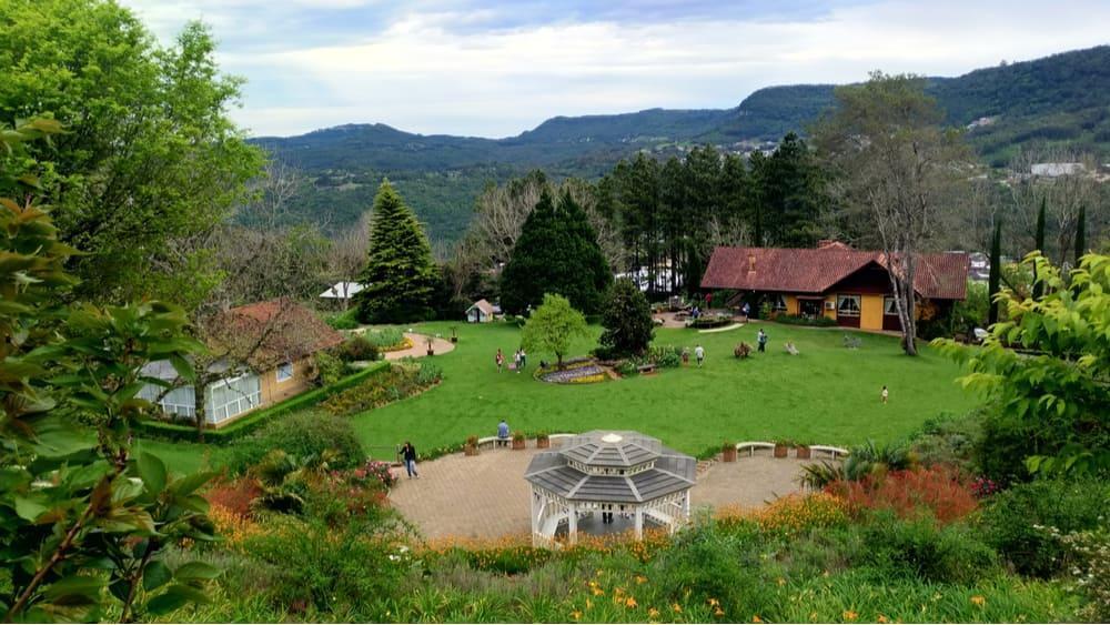 vista do alto do le jardin