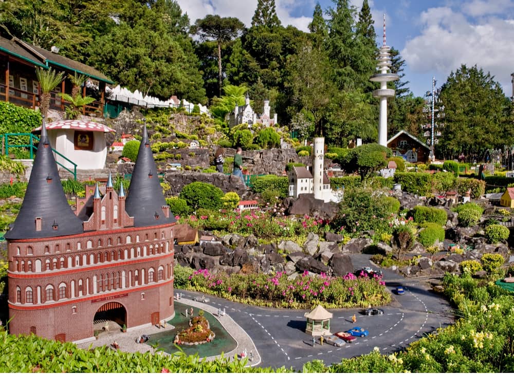 parte do parque mini mundo em gramado