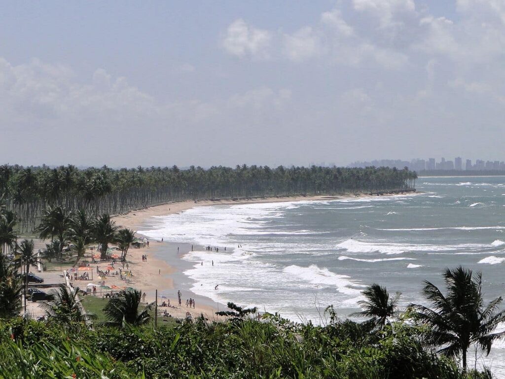 orla da praia do paiva próxima a recife