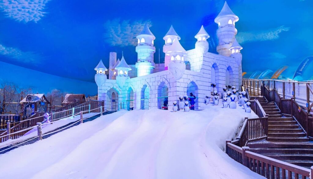 castelo no snowland em gramado