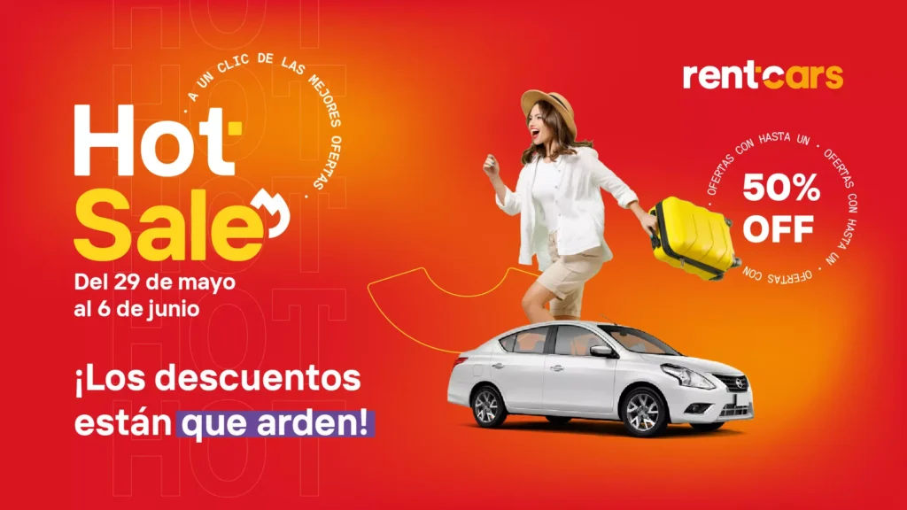 Hot Sale 2023 con las mejores promociones de renta de autos