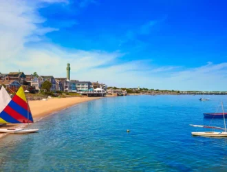 Shoreline in Cape Cod, Massachusetts