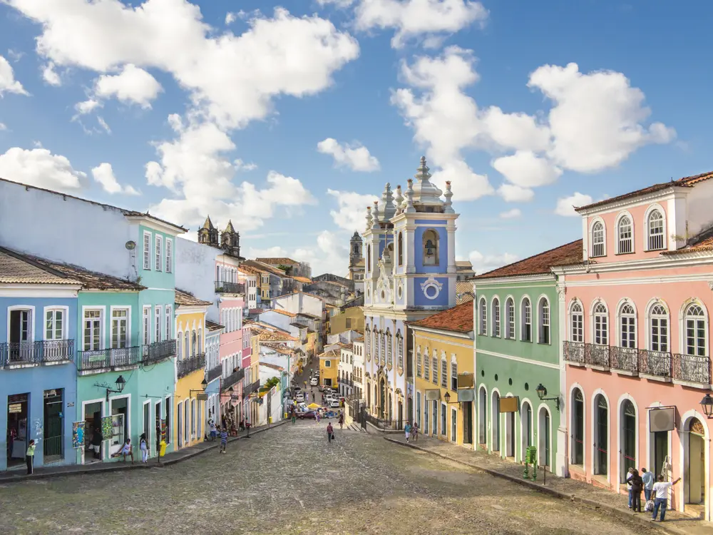 Pelourinho district in Salvador.