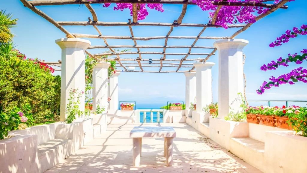 A glimpse of Ravello, a UNESCO World Heritage Site.